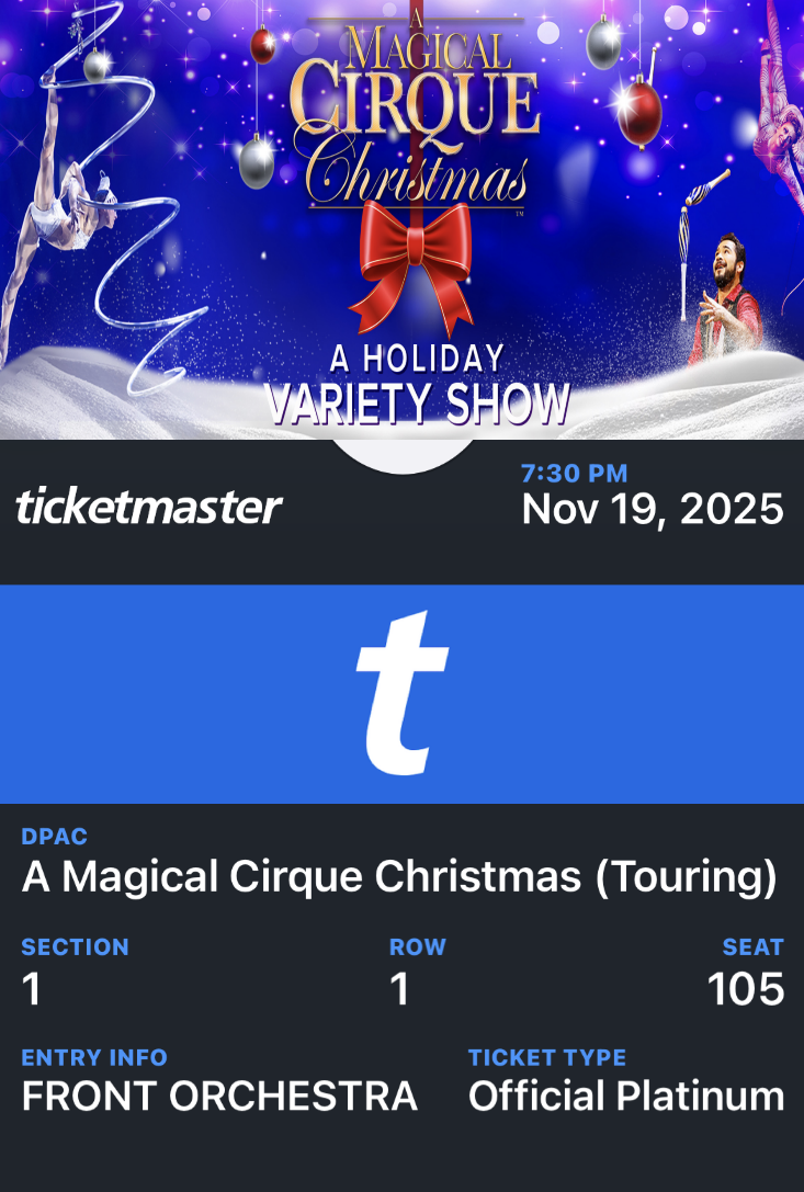 A Magical Cirque Christmas