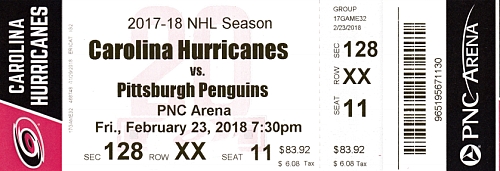 Carolina Hurricanes vs. Pittsburgh Penguins
