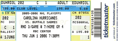 Carolina Hurricanes vs. Buffalo Sabres