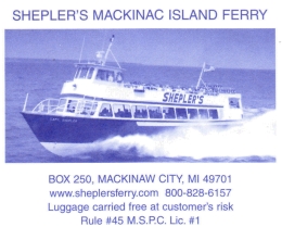 Shepler's Mackinac Island Ferry