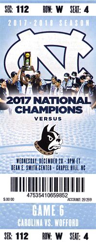 North Carolina vs. Wofford