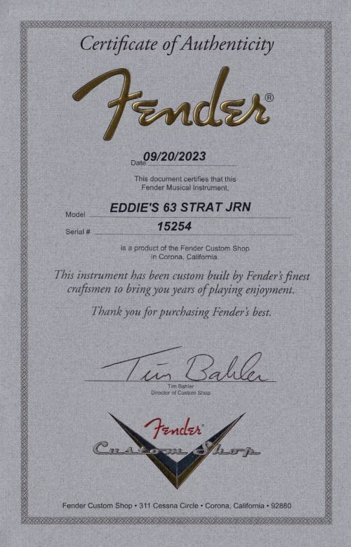 Fender Custom Shop Stratocaster Journeyman