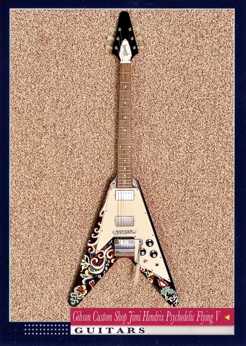 Gibson Custom Shop Jimi Hendrix Psychedelic Flying V