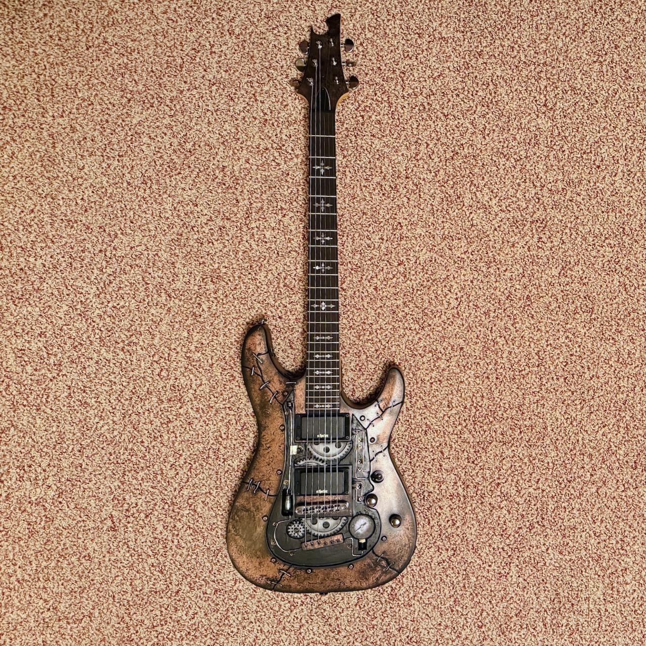 Schecter Custom Frankenstein Steampunk