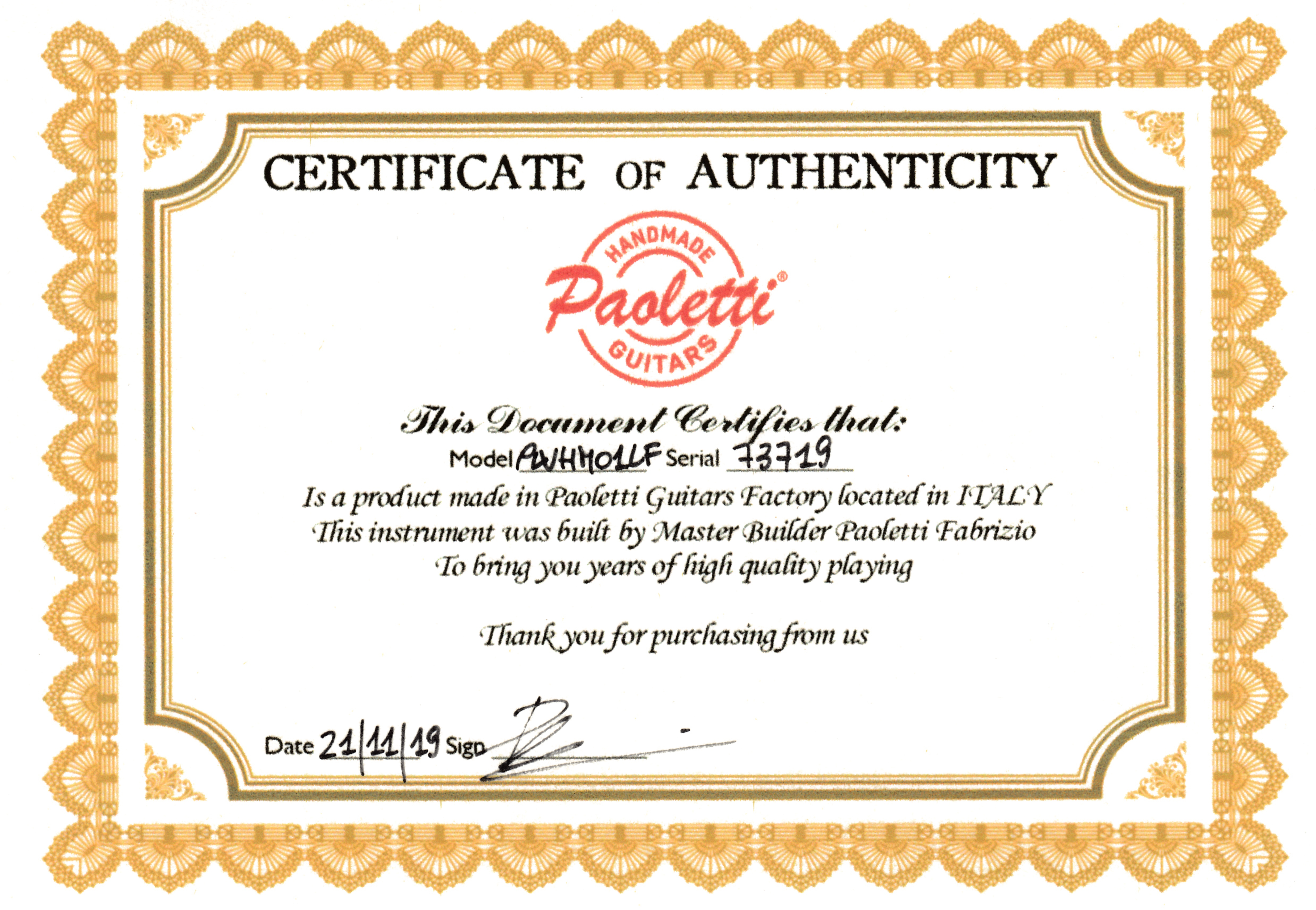 Paoletti 128 Hot Machine Explorer