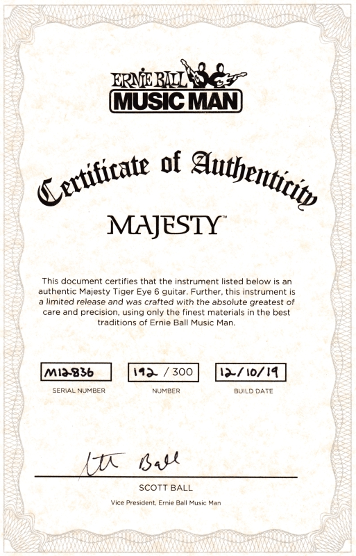 Ernie Ball Music Man John Petrucci Majesty 6