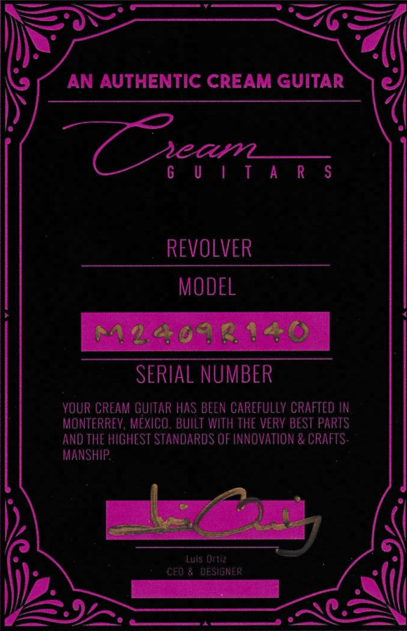 Cream Guitars Revolver