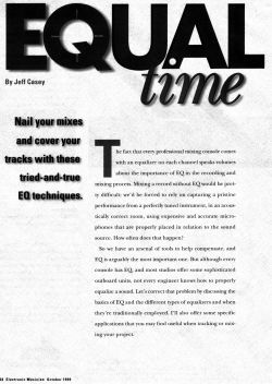 Equal Time
