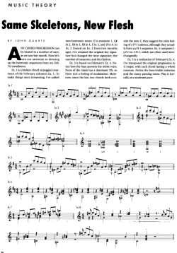 Music Theory: Same Skeletons, New Flesh