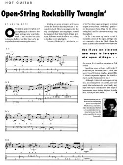 Hot Guitar: Open String Rockabilly Twangin'