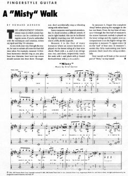 Fingerstyle Guitar: A "Misty" Walk