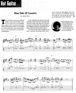 Hot Guitar: Blue Side Of Country