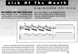 Lick Of The Month: Diminished Delirium