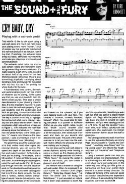 The Sound And The Fury: Cry Baby Cry