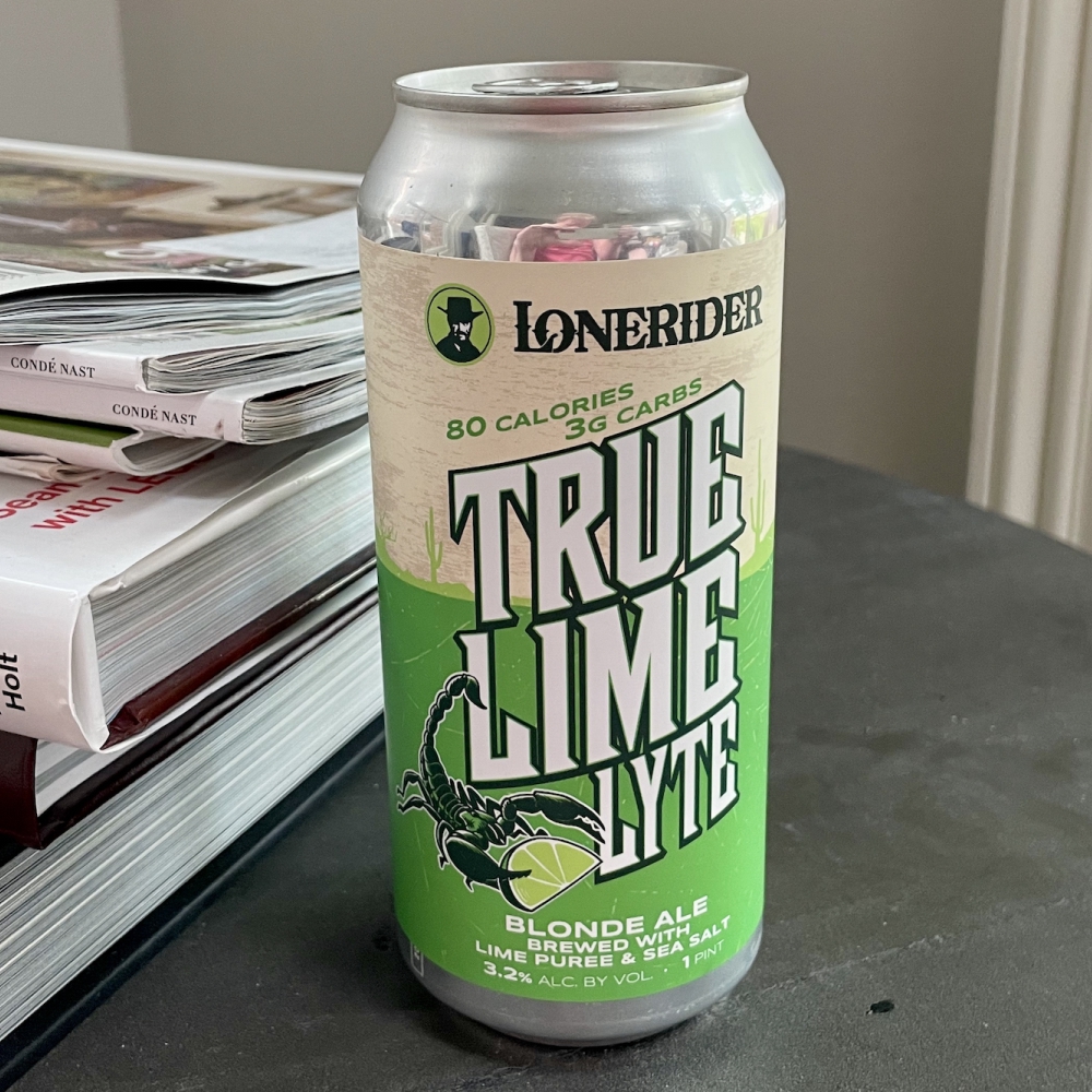 Lonerider True Lime Lyte Blonde Ale (16 oz)