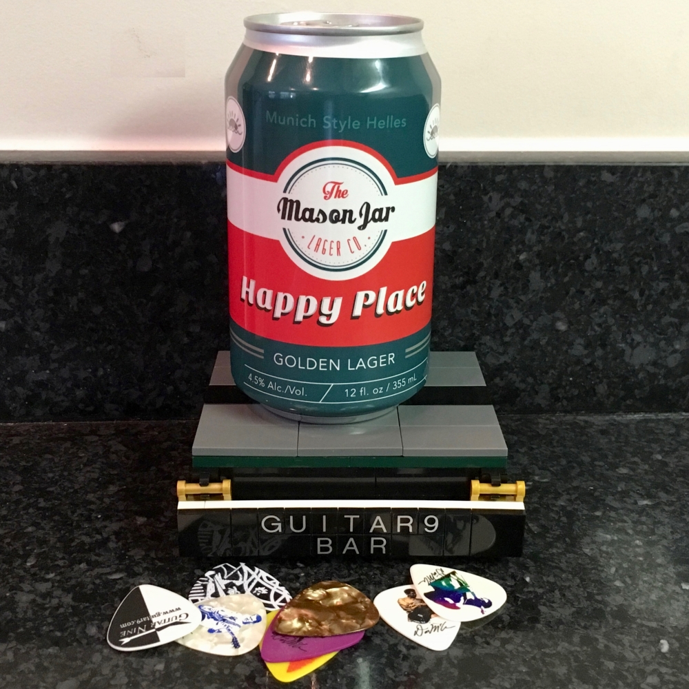 Mason Jar Happy Place Golden Lager