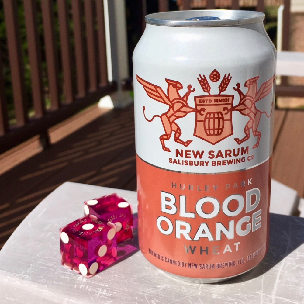 New Sarum Salisbury Brewing Hurley Park Blood Orange Wheat