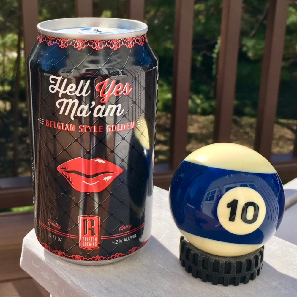 Raleigh Brewing Hell Yes Ma'am Belgian Style Golden