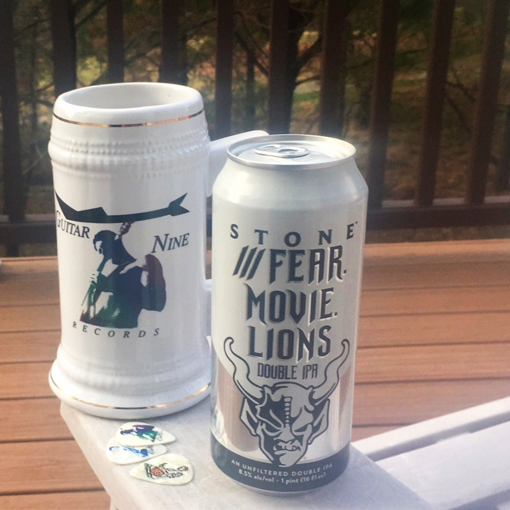 Stone Brewing Fear. Movie. Lions. Double IPA