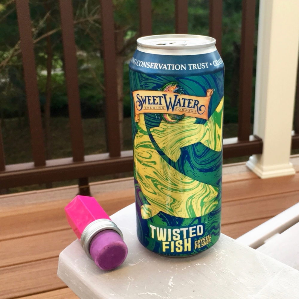 Sweetwater Brewing Twisted Fish Crystal Pilsner