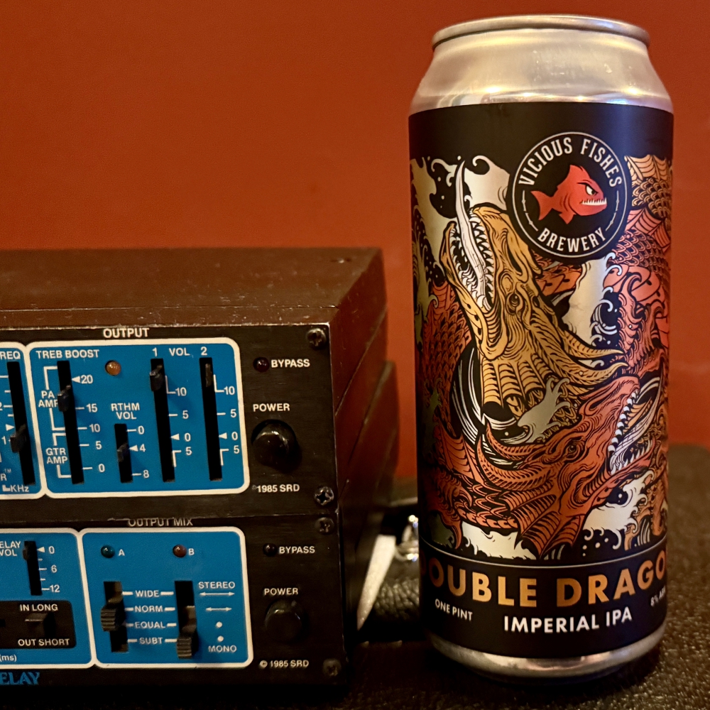 Vicious Fishes Brewery Double Dragons Imperial IPA (16 oz)