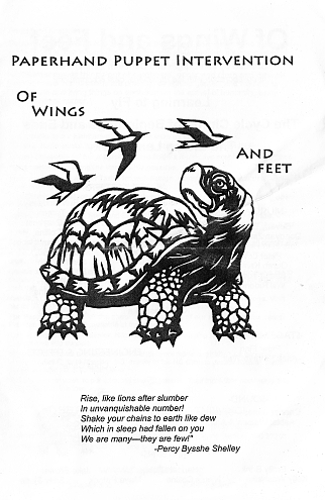 Paperhand Puppet Intervention: Of Wings And Feet