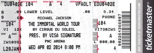 Michael Jackson The Immortal World Tour by Cirque Du Soleil
