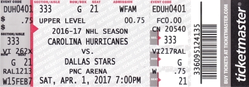Carolina Hurricanes vs. Dallas Stars