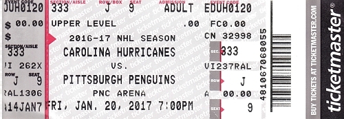 Carolina Hurricanes vs. Pittsburgh Penguins