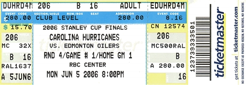 Carolina Hurricanes vs. Edmonton Oilers
