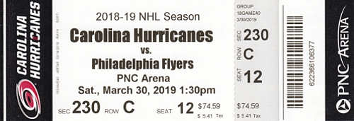 Carolina Hurricanes vs. Philadelphia Flyers