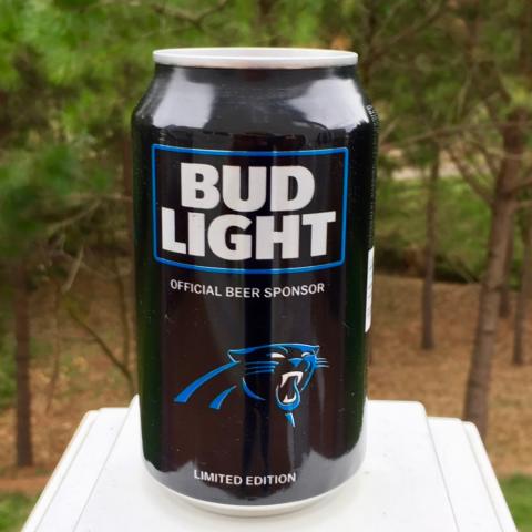 Anheuser-Busch Bud Light Panthers Beer