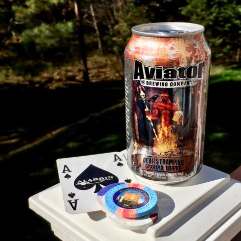 Aviator Brewing Devil's Tramping Ground Tripel Unfiltered Draft Ale