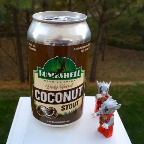 Bombshell Beer Company Dirty Secret Coconut Stout
