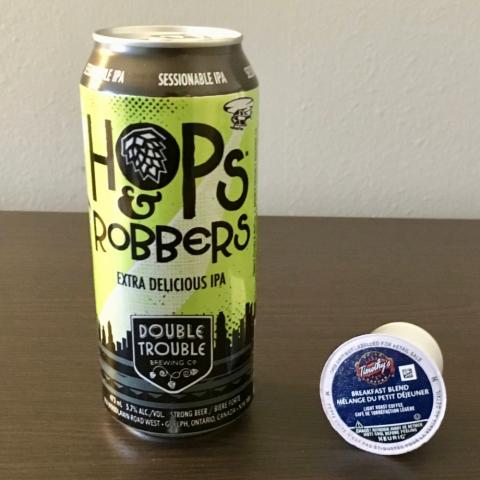 Double Trouble Brewing Hops & Robbers Extra Delicious IPA
