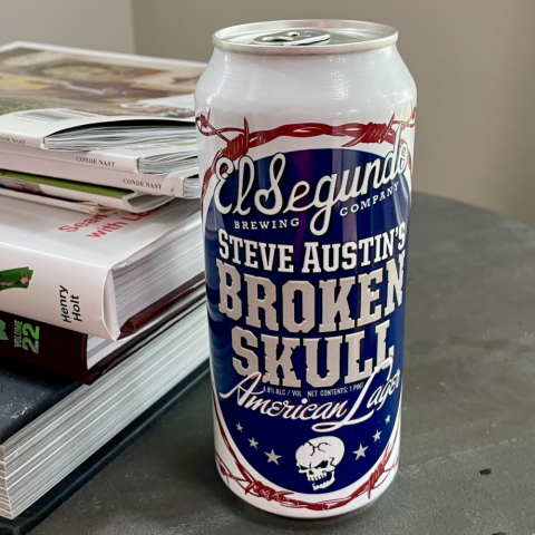 El Segundo Brewing Steve Austin's Broken Skull American Lager (16 oz)