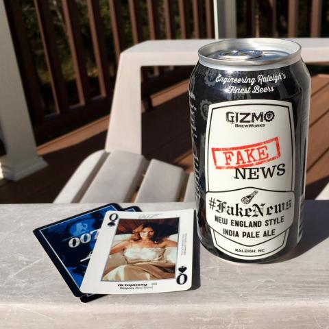 Gizmo Brew Works Fake News New England Style India Pale Ale