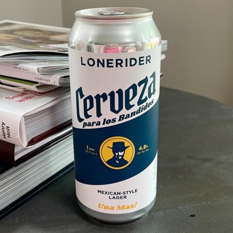 Lonerider Cerveza Para Los Bandidos Lager (16 oz)