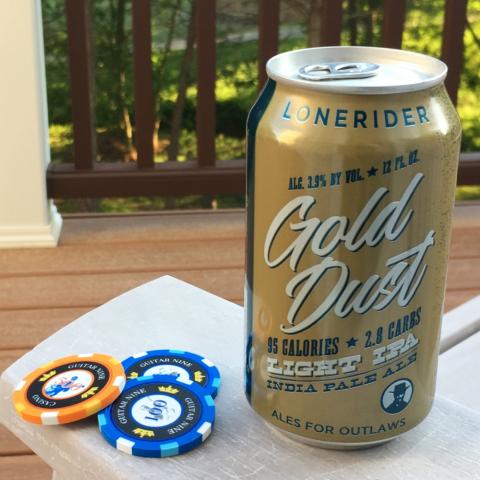 Lonerider Gold Dust Light IPA (12 oz)