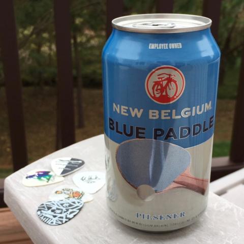 New Belgium Blue Paddle Pilsner