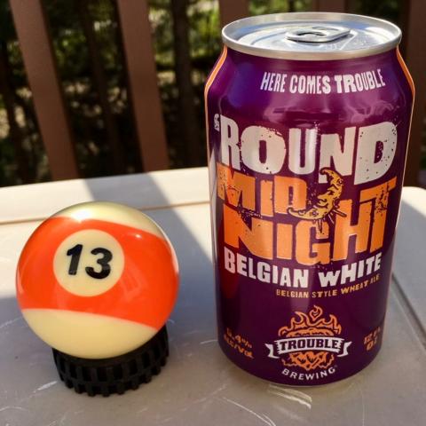 Trouble Round Midnight Belgian White Wheat Ale
