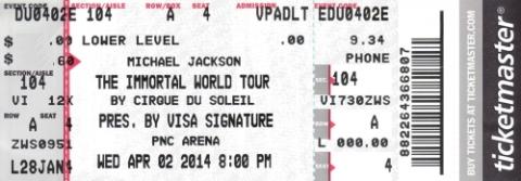 Michael Jackson The Immortal World Tour by Cirque Du Soleil