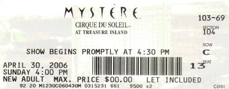 Cirque Du Soleil: Mystere