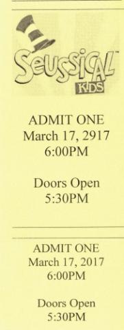 Seussical Kids